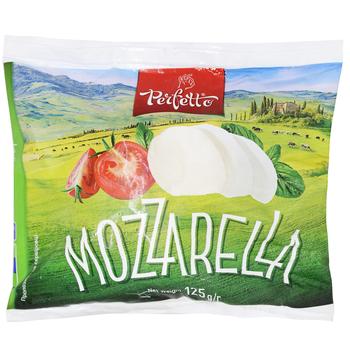 Perfetto Mozzarella Cheese 45% 125g - buy, prices for MegaMarket - photo 1