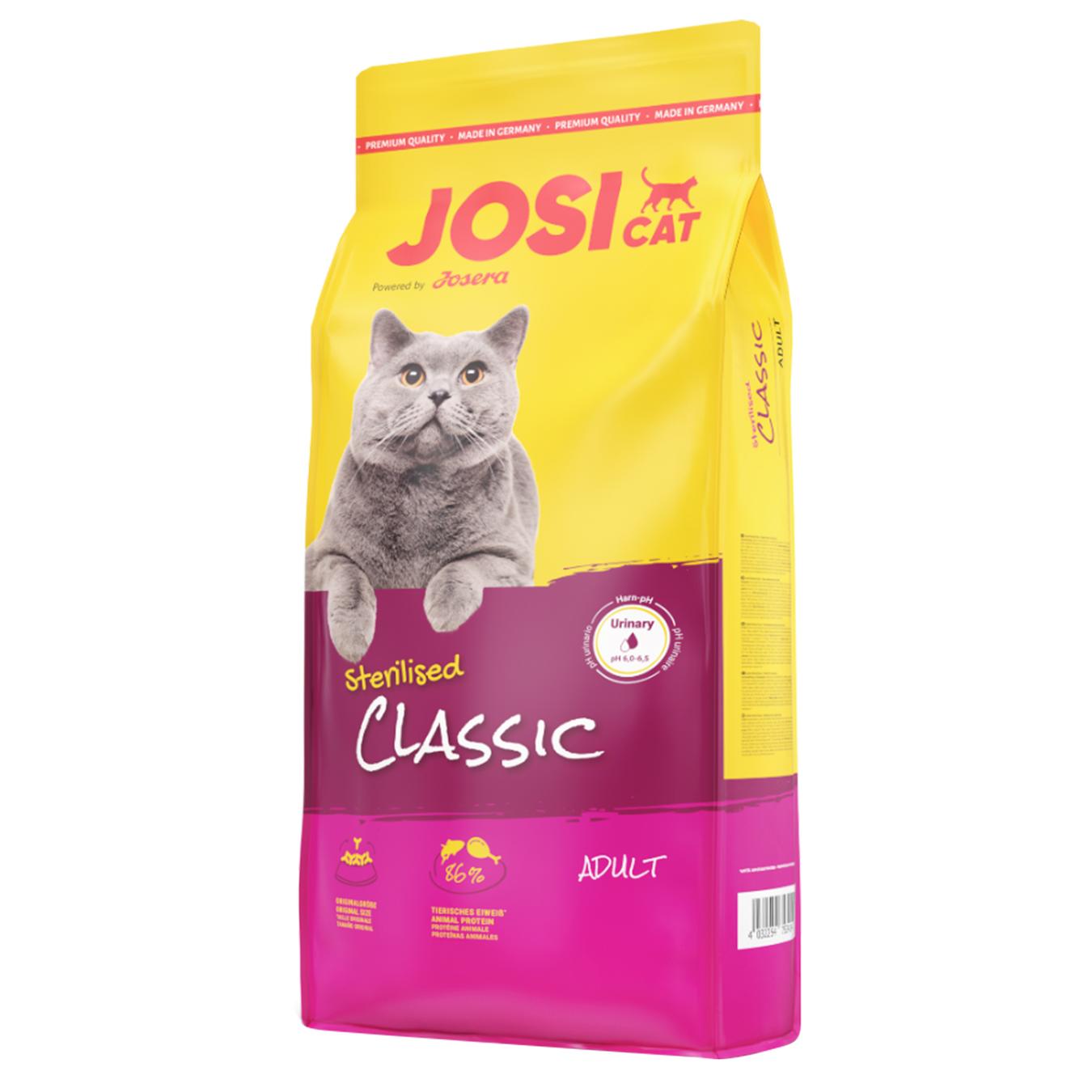 

Корм для котов Josicat стерилизованных 650г