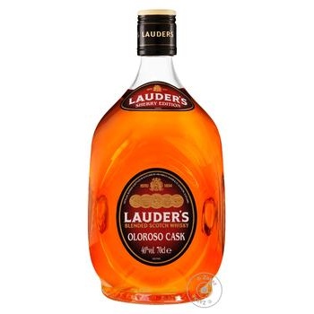 Виски Lauder's Oloroso Cask Sherry Edition 40% 0,7л - купить, цены на МегаМаркет - фото 1