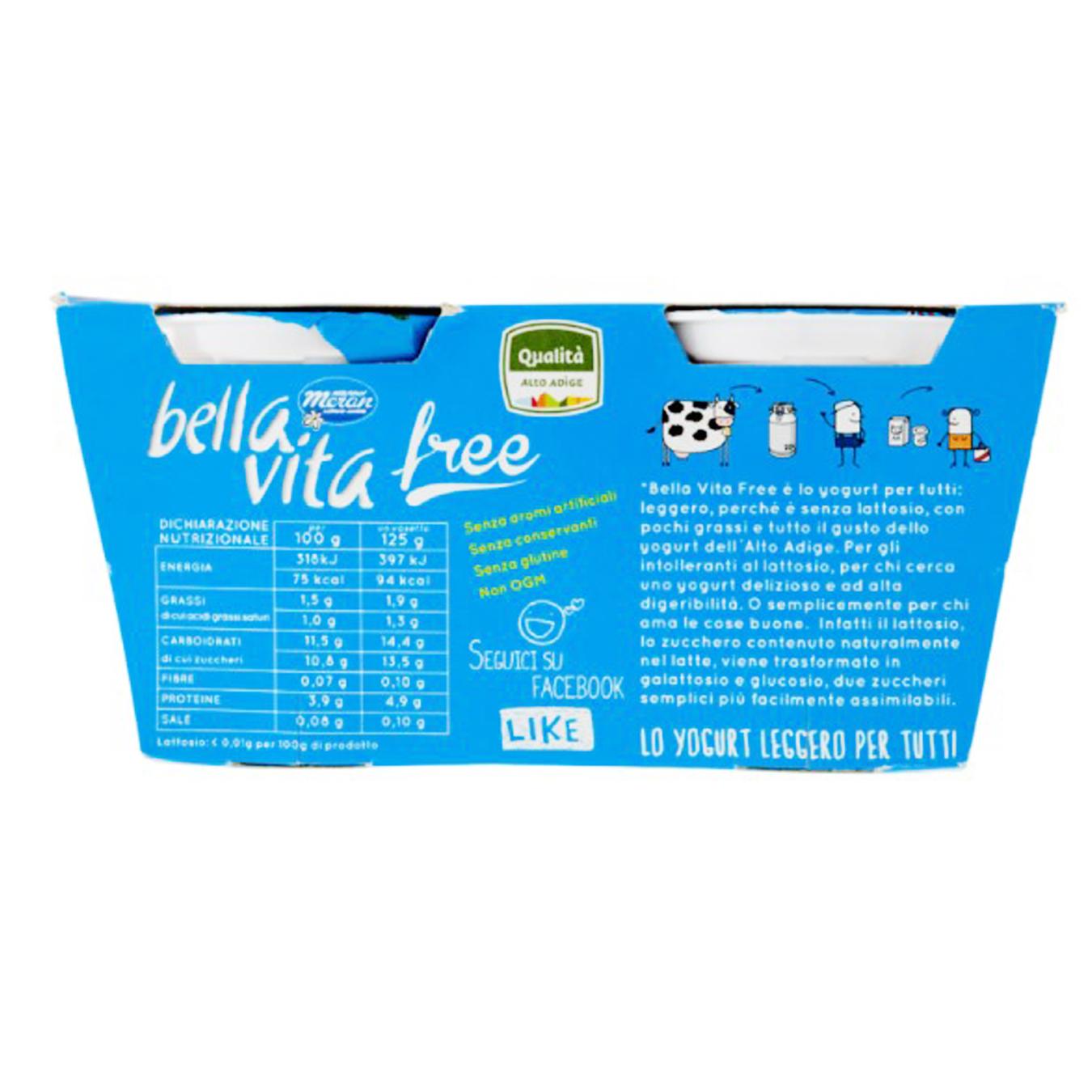 

Йогурт Meran Bella Vita смородина, черника и гранат без лактозы 2x125г