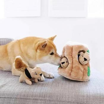 Іграшка для собак Outward Hound Hide-A-Squirrel інтерактивна плюш 20см - купити, ціни на MasterZoo - фото 7