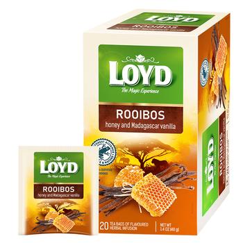 Loyd Rooibos Herbal Tea with Honey and Madagascar Vanilla 2g*20pcs - buy, prices for - photo 3