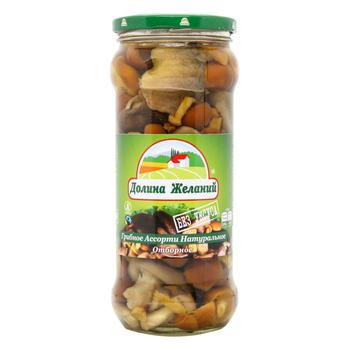 Dolina Zhelaniy Natural Assorted Mushroom 580ml - buy, prices for Auchan - photo 1