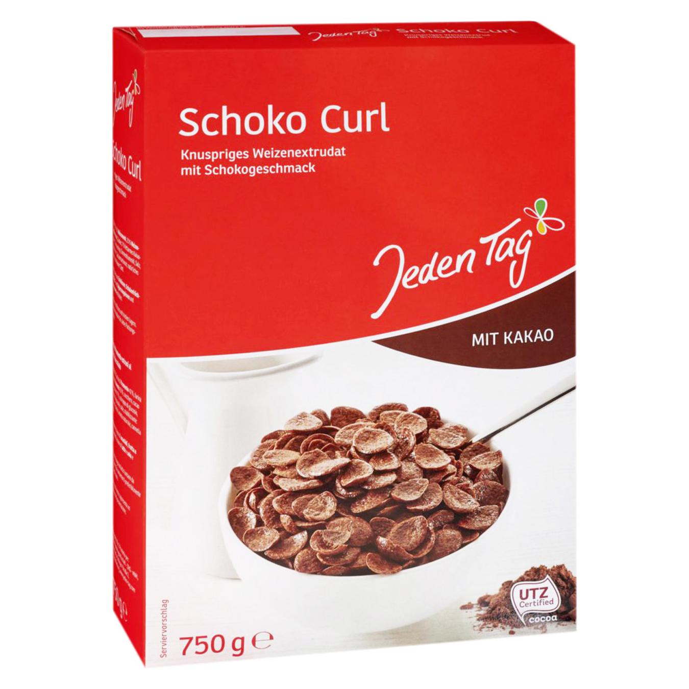 

Хлопья Jeden Tag Schoko Curl зерновые 750г