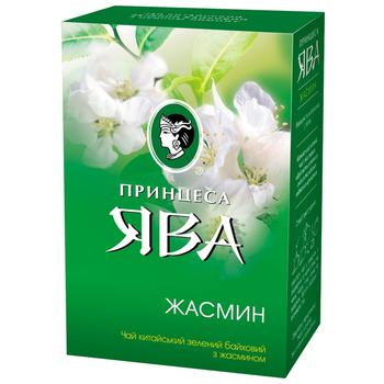 Чай зелений Принцеса Ява Ніжний Жасмин 85г - купити, ціни на МегаМаркет - фото 1