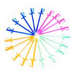 Шпажки Party House фигурные для канапе ассорти 50шт