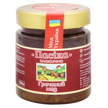 Мед Пасіка гречаний 250г - купити, ціни на МегаМаркет - фото 1