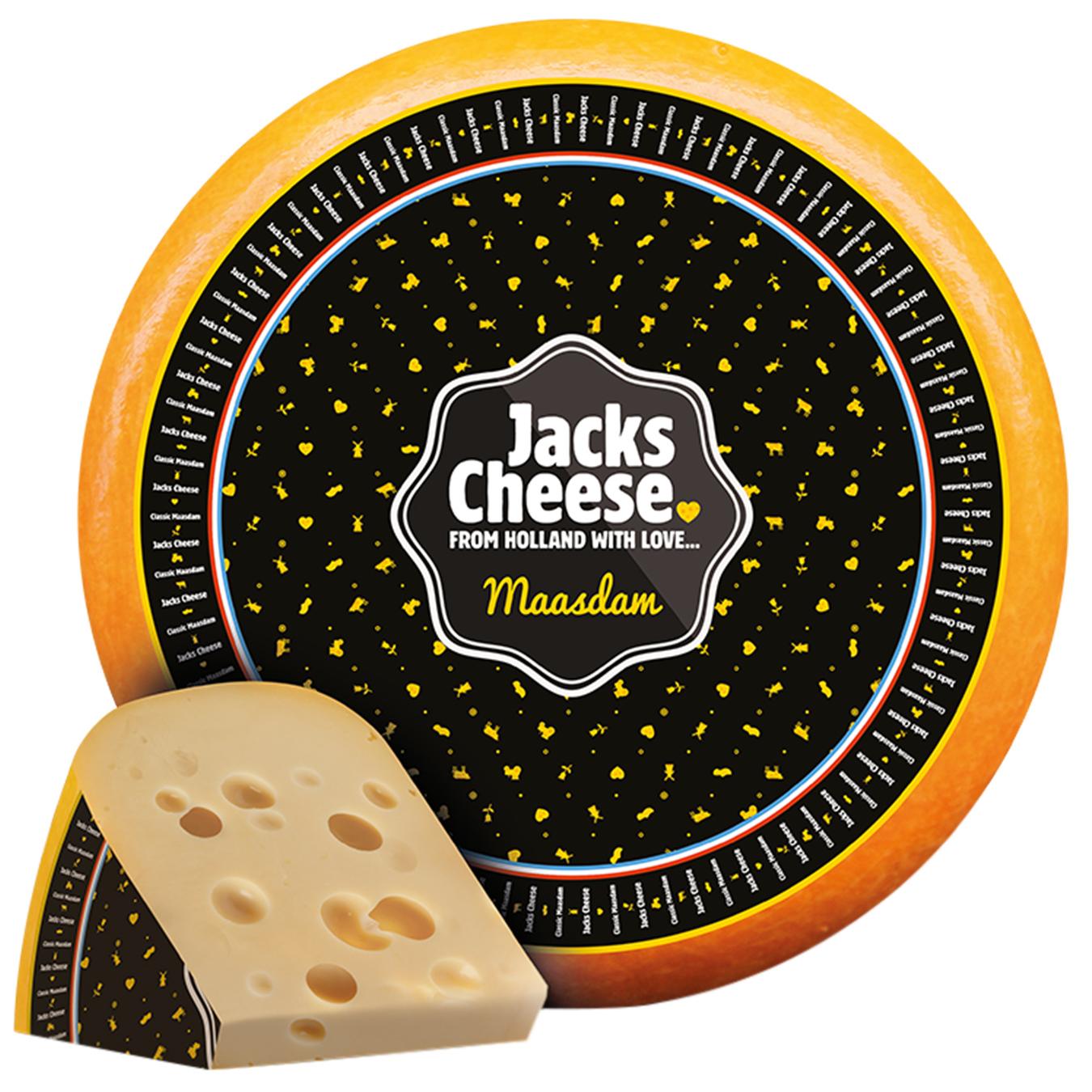 Сыр Jack Cheese Маасдам ​​45% весовой ❤️ доставка на дом от магазина  Zakaz.ua