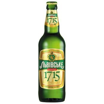 Lvivske 1715 Light Beer 4.5% 0.45l - buy, prices for Grono - photo 2