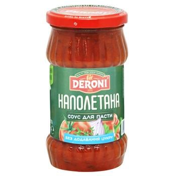 Соус Deroni Наполетана для пасти 310г - купити, ціни на NOVUS - фото 1