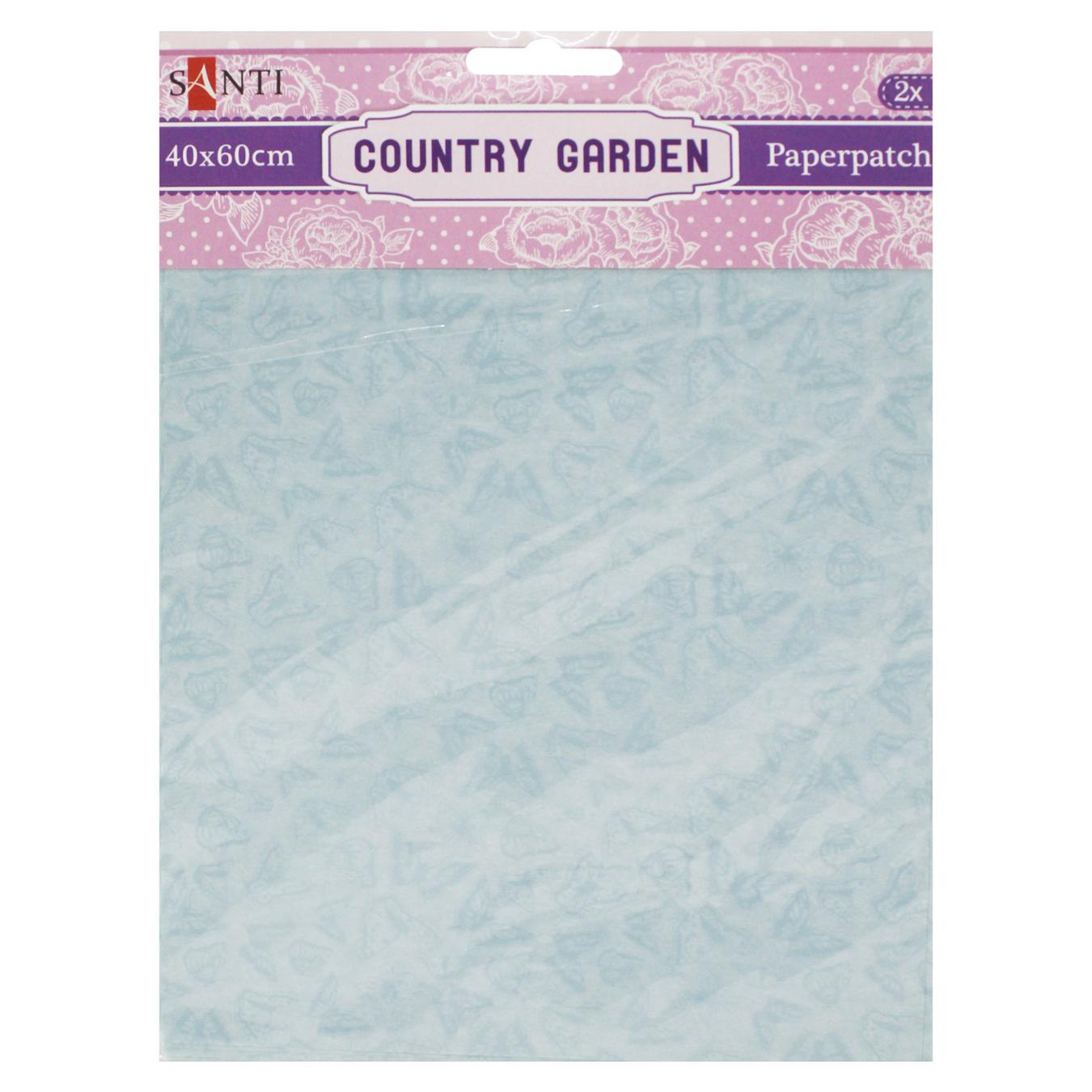 

Бумага для декупажа Santi 2 Country Garden 2 листа 40х60см