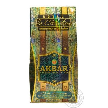 Akbar Rich Soursop Black and Green Tea Blended - buy, prices for MegaMarket - photo 2