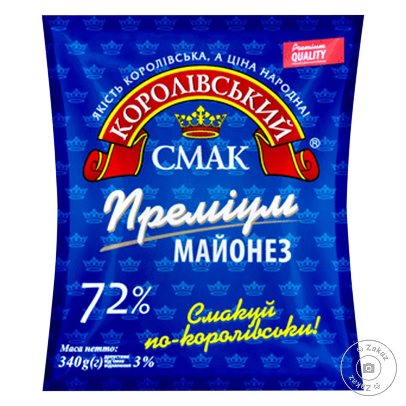 

Майонез Королевский вкус Премиум 72% 340г