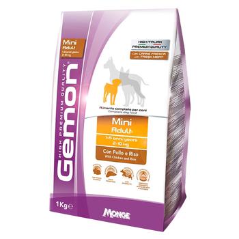 Gemon Food for Dogs of Small Breeds with Chicken and Rice 1kg - buy, prices for - photo 1