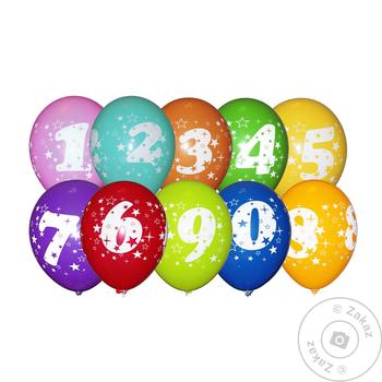 Sharte Numbered Air Balloon 10pc - buy, prices for Tavria V - photo 1