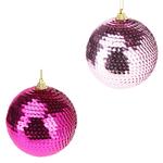 Koopman Christmas Ball with Sequins 9.5cm