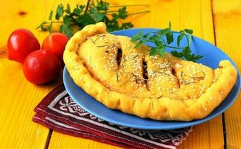 Кальцоне з фаршем і грибами - Image