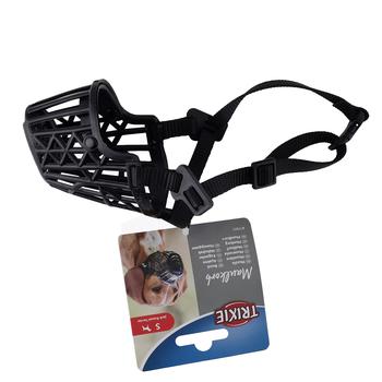 dog muzzle trixie №2 black plastic Germany