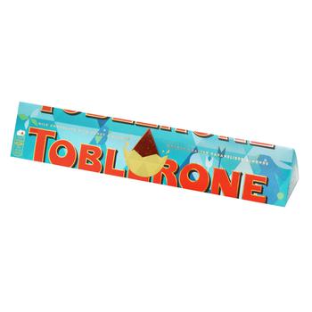 Шоколад молочный Toblerone с карамелизированным соленым миндалем и с нугой с медом и миндалем 360г - купить, цены на NOVUS - фото 1