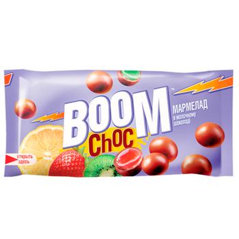 Boom Choc Marmalade Dragee in Milk Chocolate with Fruit Flavor 45g - buy, prices for NOVUS - photo 1