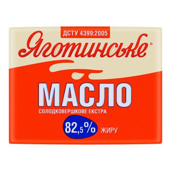 Масло Яготинське Екстра солодковершкове 82,5% 180г - купити, ціни на ЕКО Маркет - фото 2