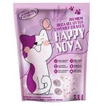 Наполнитель гигиенический Happy Nova для кошек силикагелевый с ароматом лаванды 3,8л 1,45кг