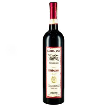 Kartuli Vazi Kindzmarauli Red Semi-Sweet Wine 11% 0.75l - buy, prices for COSMOS - photo 1