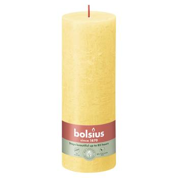 Свічка Bolsius Rustic 19х6,8см жовтий - купити, ціни на Ідеал - фото 1