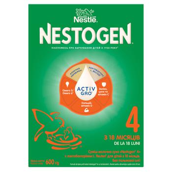 Суміш молочна суха Nestle Nestogen 4 з лактобактеріями L. Reuteri для дітей з 18 місяців 600г - купити, ціни на Таврія В - фото 1