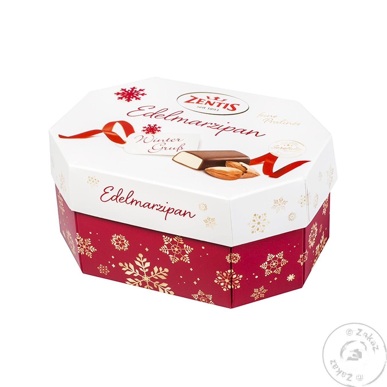 

Марципаны Zentis Edelmarzipan с темным шоколадом в коробке 130г