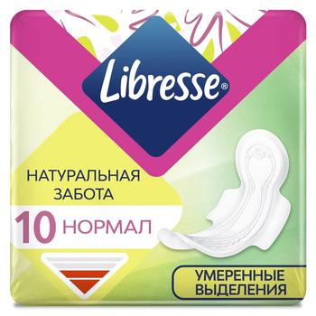 Прокладки гигиенические Libresse Natural Care Normal 10шт