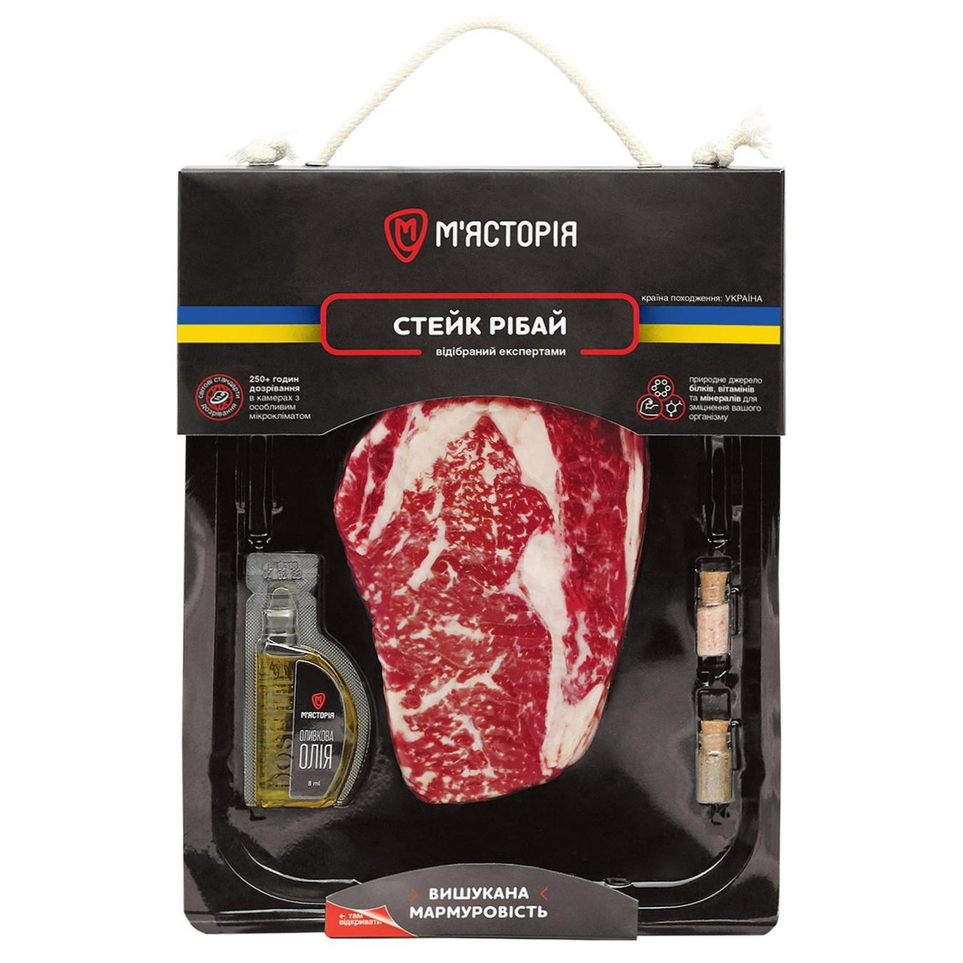 

Стейк Мястория Рибай говяжий охлажденный ~350г