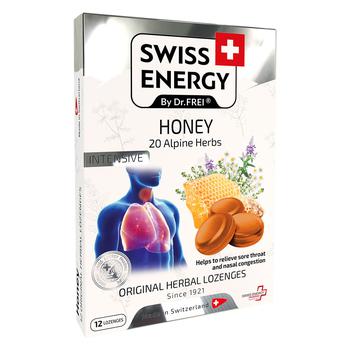 Swiss Energy Herbal Lozenges Blister 20 herbs + Honey - купить, цены на Biotus - фото 1
