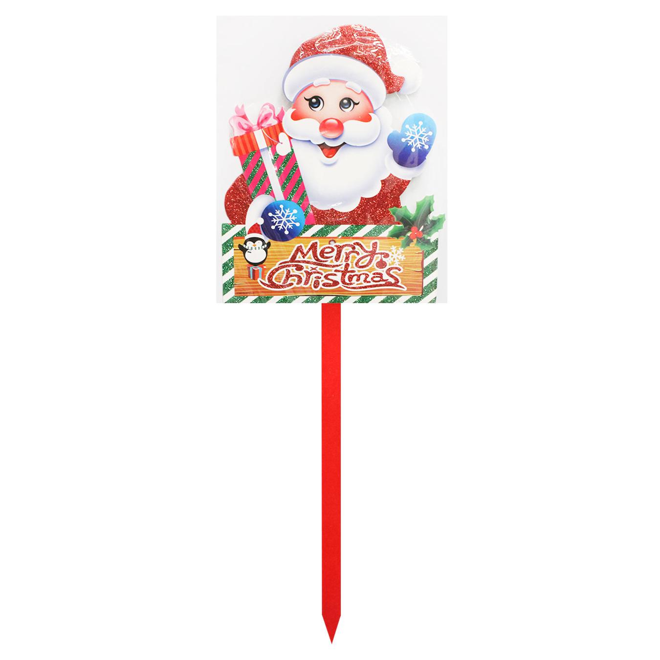 

Прикраса Табличка Merry Christmas YW133-PC-1 70х25см