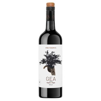 Вино Gea Organic & Vegan Merlot червоне сухе 13,5% 0,75л - купити, ціни на Біотус - фото 1