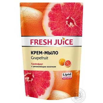 Крем-мыло Fresh Juice Grapefruit дой-пак 460мл купить, цены на МегаМаркет - фото 1