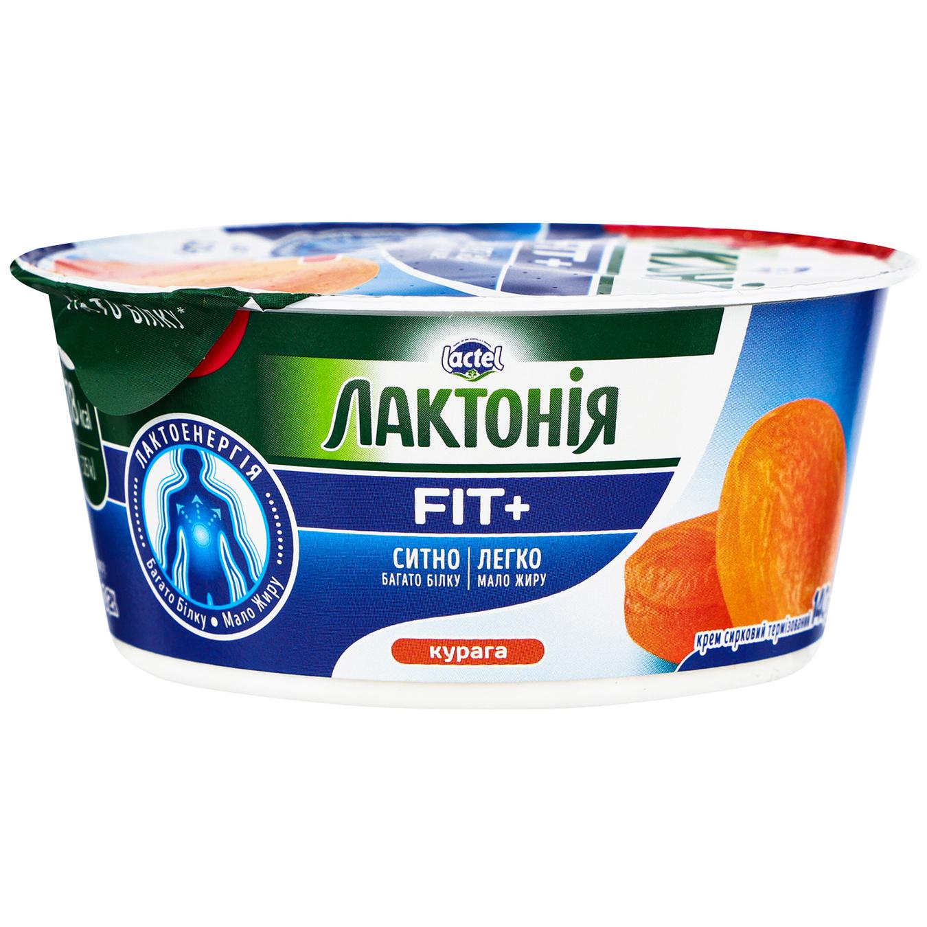 

Крем сырковый Лактония Fit+ Курага 140г