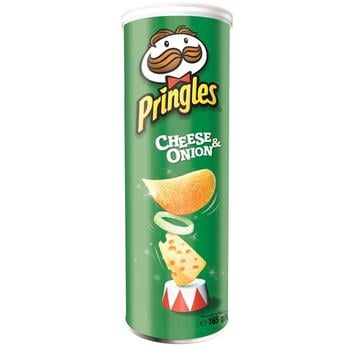 Pringles Potato Chips with Cheese and Onion Taste 165g - buy, prices for COSMOS - photo 1