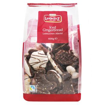 Lambertz Iced Gingerbread Covered with Sugar Icing and Chocolate 600g - buy, prices for - photo 1