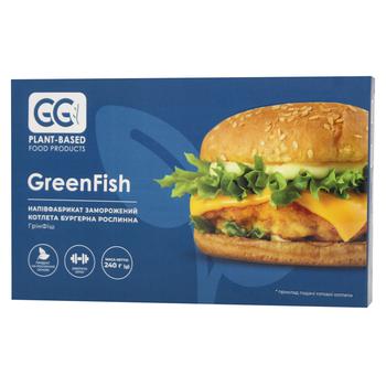 Котлета GreenGo GreenFish рослинна заморожена 240г