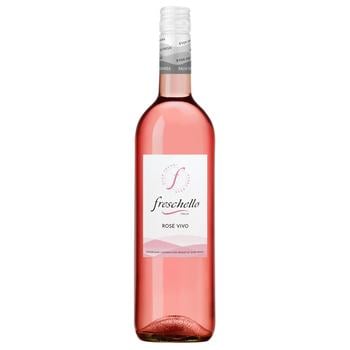 Вино Freschello Rosato Dry розовое сухое 10,5% 0,75л - купить, цены на ЕКО Маркет - фото 1