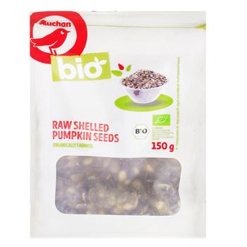 Auchan Raw Shelled Pumpkin Seeds 150g - buy, prices for Auchan - photo 1