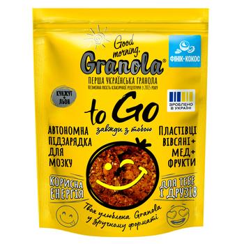 Гранола Good Morning, Granola To Go Фінік + кокос 140г - купити, ціни на КОСМОС - фото 1