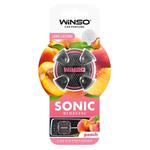 Winso Sonic Peach Membrane Car Air Freshener 533200