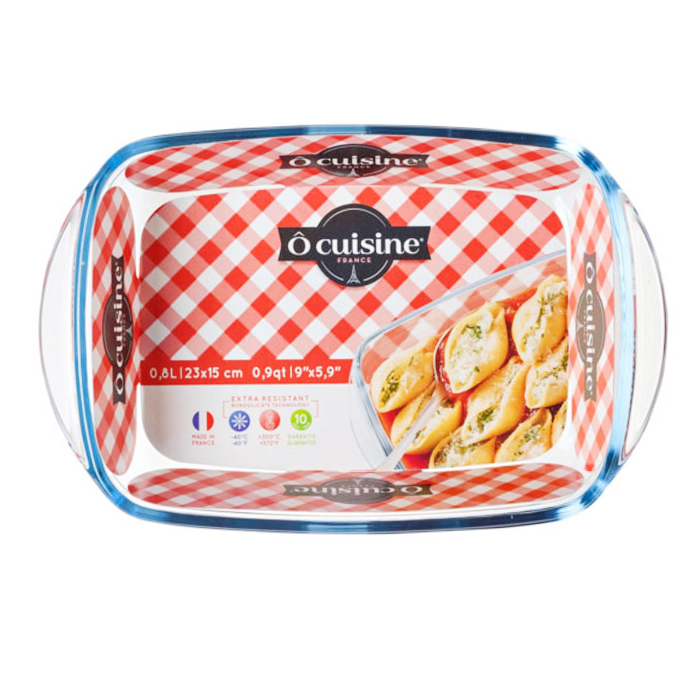 

Форма O Cuisine для запекания стеклянная 23х15х4.5см