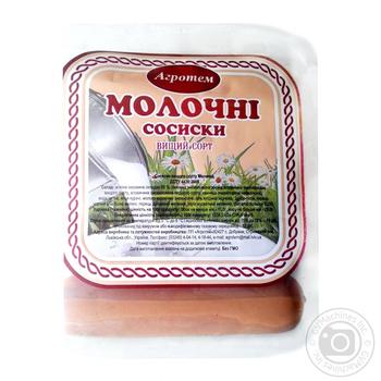 Сосиски Агротем Молочные высший сорт - купить, цены на Auchan - фото 1