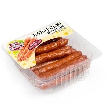 Baschinskyi with cheese semi-smoked sausages 240g - buy, prices for MegaMarket - photo 1