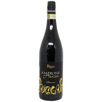 Вино Bixio Abadine Amarone della Valpolicella Classico Riserva червоне сухе 16,5% 0,75л - купити, ціни на - фото 1