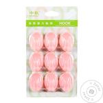 Набор крючков пластиковых 9шт