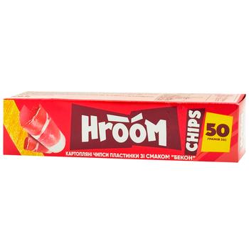 Hroom Bacon Flavored Potato Chips 50g - buy, prices for Vostorg - photo 4